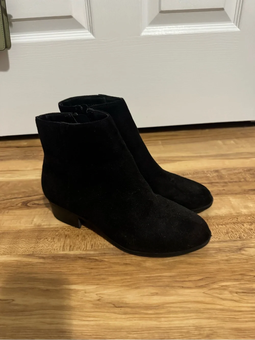 Women’s Black Suede Ankle Boots
